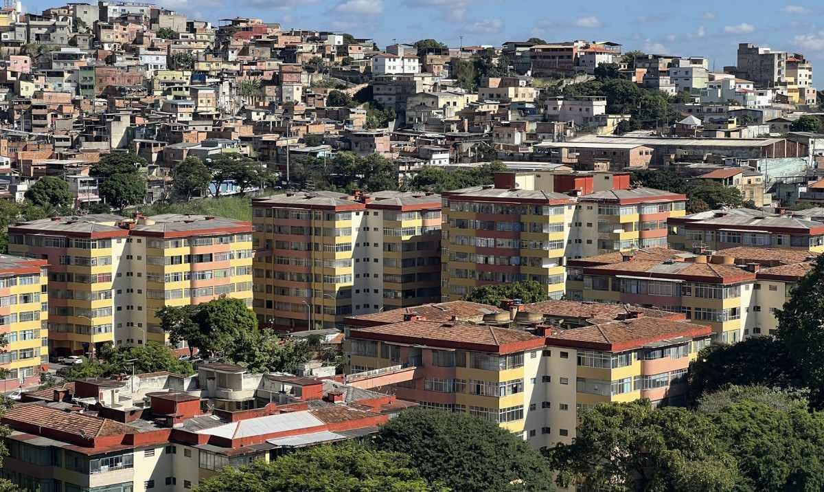 Vista do conjunto habitacional IAPI, no São Cristóvão