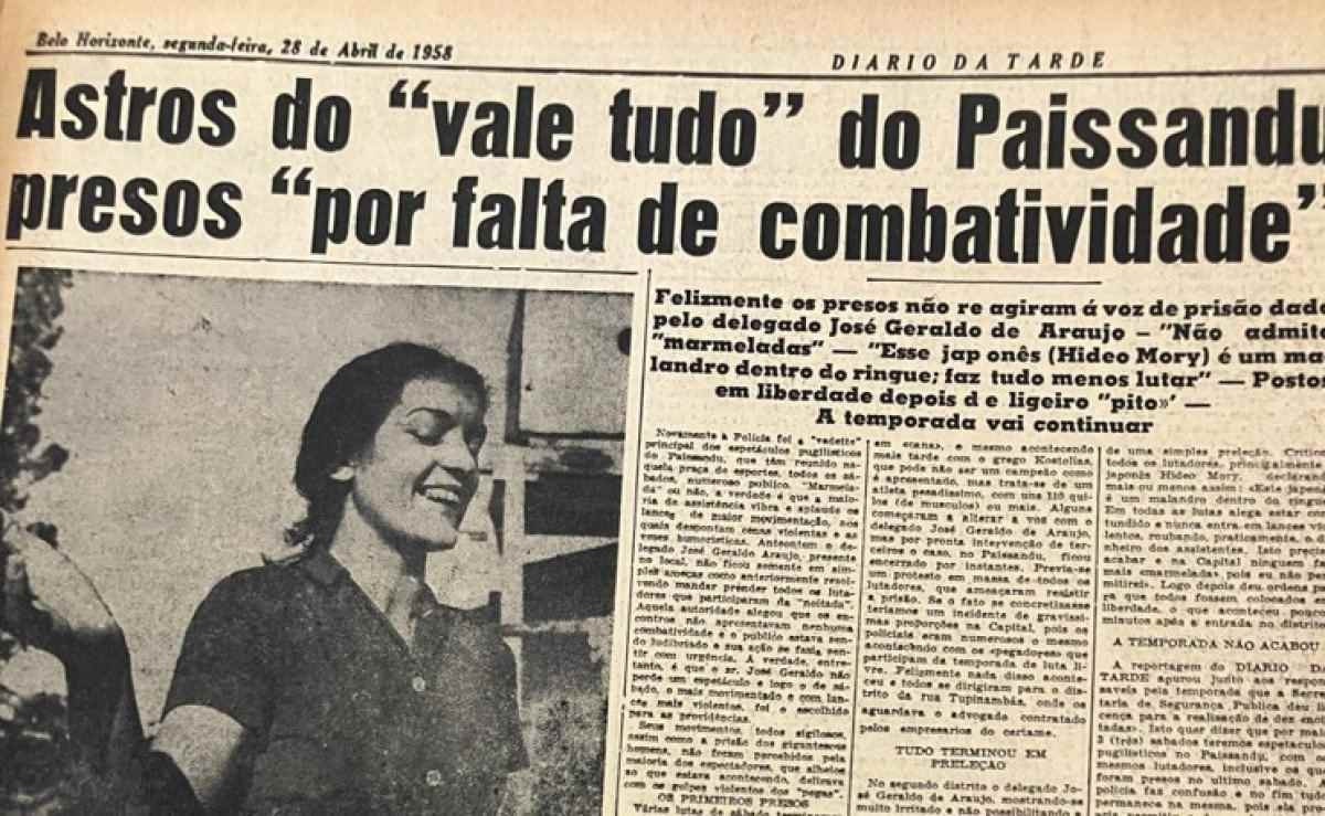 'Diário da Tarde' de 28 de abril de 1958 trazia o curioso caso do delegado que resolveu prender os atletas