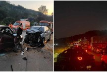 Acidente deixa 7 feridos e trava trânsito na BR-356, em Minas 