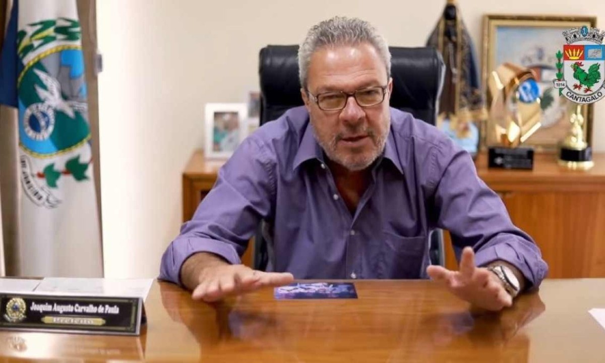 Prefeito Guga de Paula (PP) também ofendeu o público que estava em uma cavalgada -  (crédito: Reprodução/Prefeitura Cantagalo)