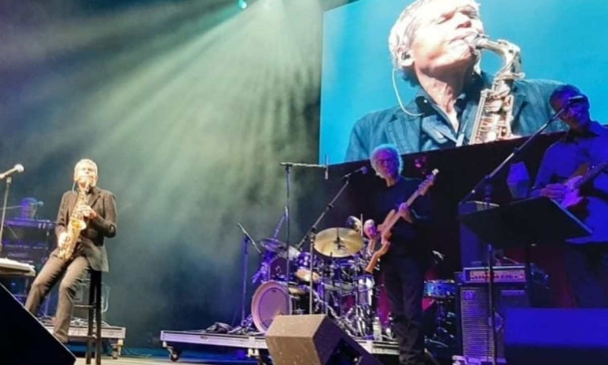 O saxofonista David Sanborn durante apresentação -  (crédito: Reprodução/Instagram)