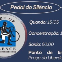 Pedal do Silêncio: protesto desta quarta homenageia ciclistas mortos em BH - Reprodução