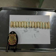 Homem é preso no Aeroporto de BH com 113 cápsulas de cocaína no estômago - Divulgação/Polícia Federal