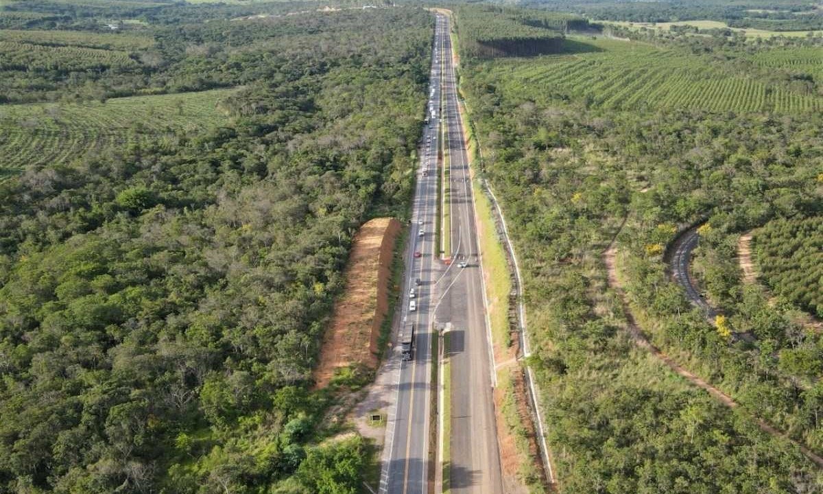 Trecho da BR-135 será interditado  -  (crédito: Eco135/Divulgação)