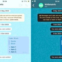  WhatApp pode mudar de cor; saiba como - WABetaInfo / Reprodução