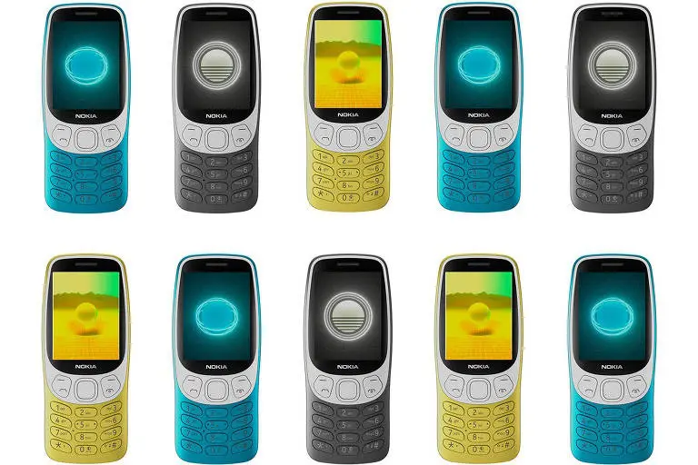 Celular da Nokia apelidado de 'tijolão' volta ao mercado  - Divulgação/HMD