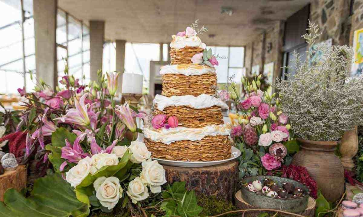 Zunino: Bolo uruguaio de doce de leite, casamento, em Água Verde