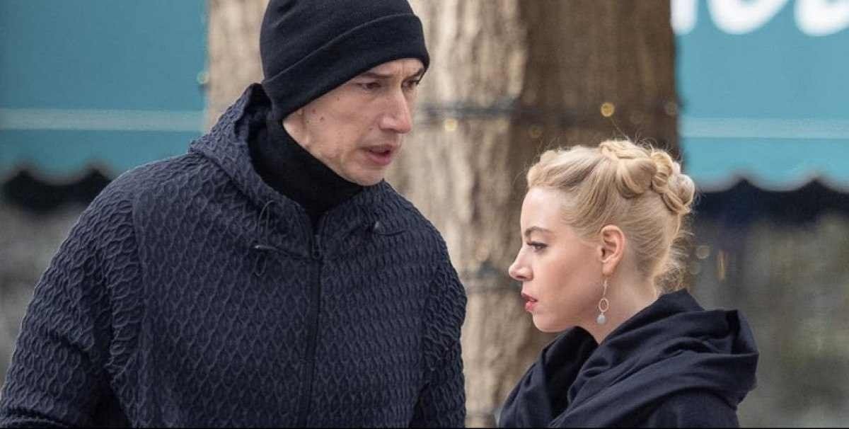 Os atores Adam Driver e Aubrey Plaza contracenam em "Megalopolis"