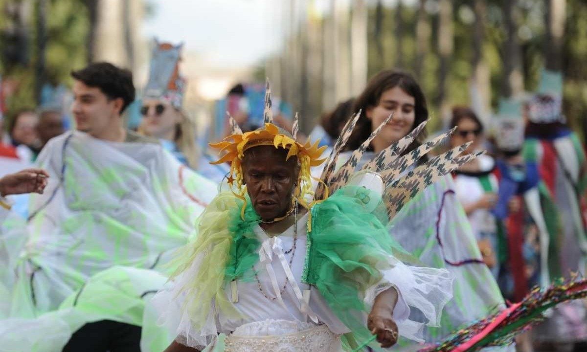 Desfile pelas ruas de BH marca Dia da Luta Antimanicomial  -  (crédito: Alexandre Guzanshe/EM/D.A.)