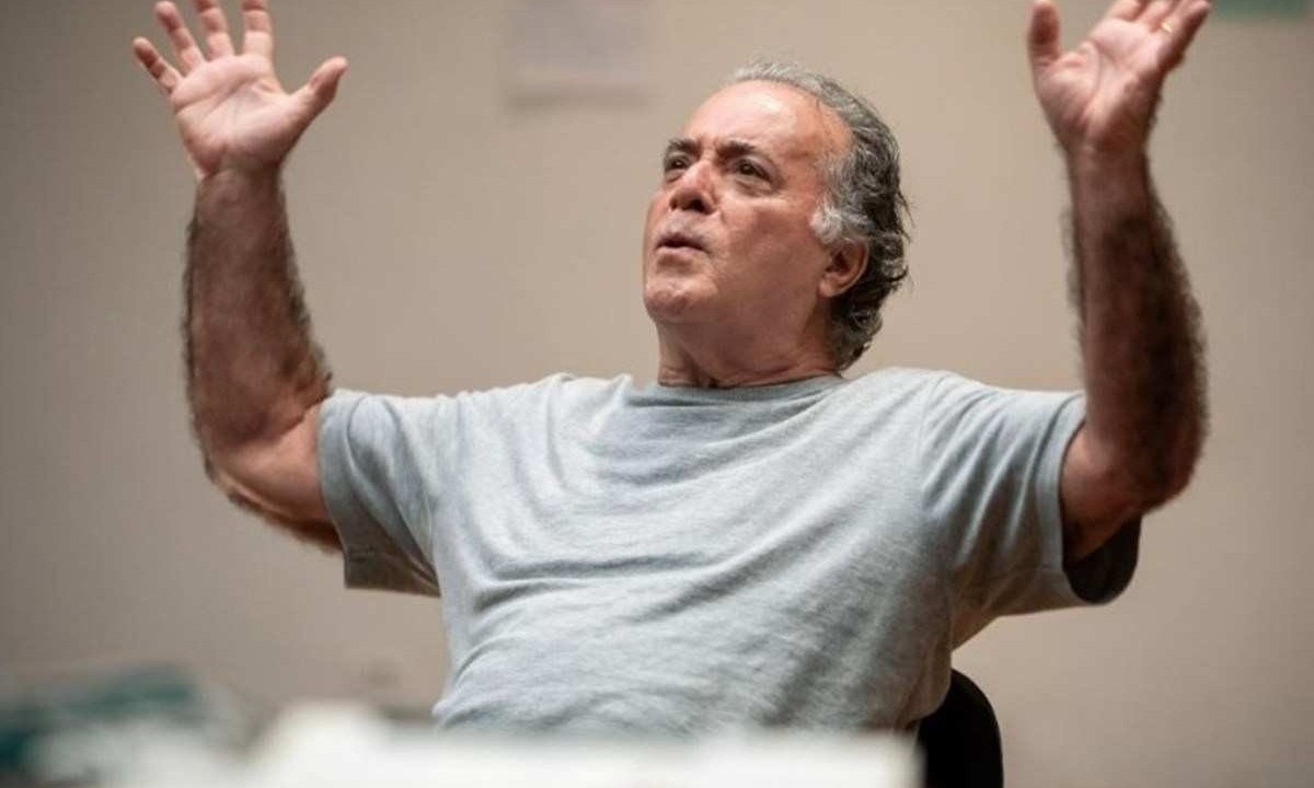 O ator Tony Ramos, 75 anos, passou por uma cirurgia de drenagem de hematoma subdural -  (crédito: Divulgação/Teatro da Pontifícia Universidade Católica de São Paulo)