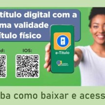 Eleições 2024: saiba como tirar o título de eleitor digital - Divulgação/TRE