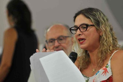 Beatriz Cerqueira (PT) questiona verbas destinadas para Manutenção e Desenvolvimento do Ensino (MDE) de forma irregular
 -  (crédito: Túlio Santos/EM/D.A.Press – 14/11/23)