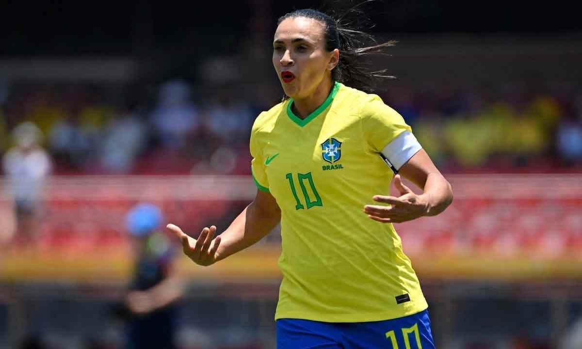 Marta anunciou que vai deixar a Seleção Brasileira após os Jogos Olímpicos de 2024 -  (crédito: Nelson ALMEIDA/AFP – 3/12/23)