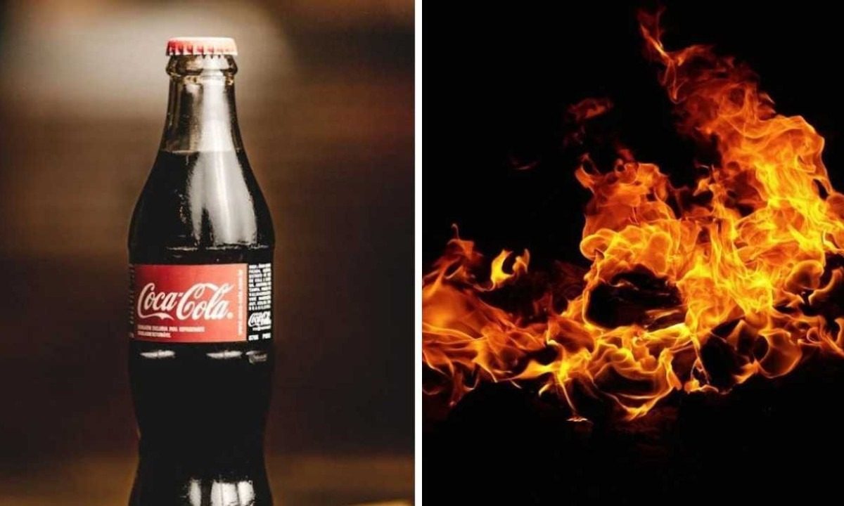 Coca-Cola apagou incêndio em moto -  (crédito: Pexels)