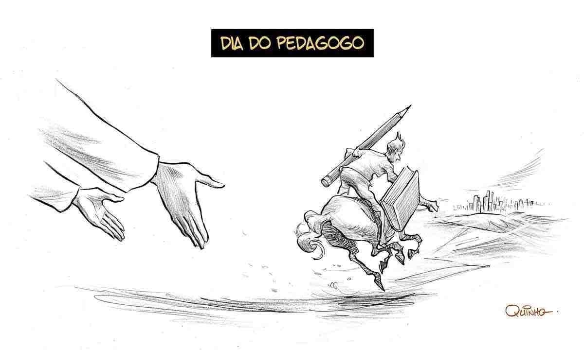 DIA DO PEDAGOGO -  (crédito: QUINHO)