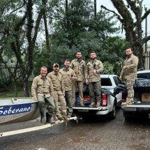 Equipe de mineiros auxilia no resgate de animais no Rio Grande do Sul - Reprodu&ccedil;&atilde;o/Arquivo pessoal