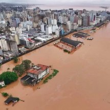 Um dilúvio às vésperas das eleições municipais gaúchas - reprodução redes sociais