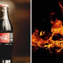 Homem usa Coca-Cola para apagar incêndio - Pexels