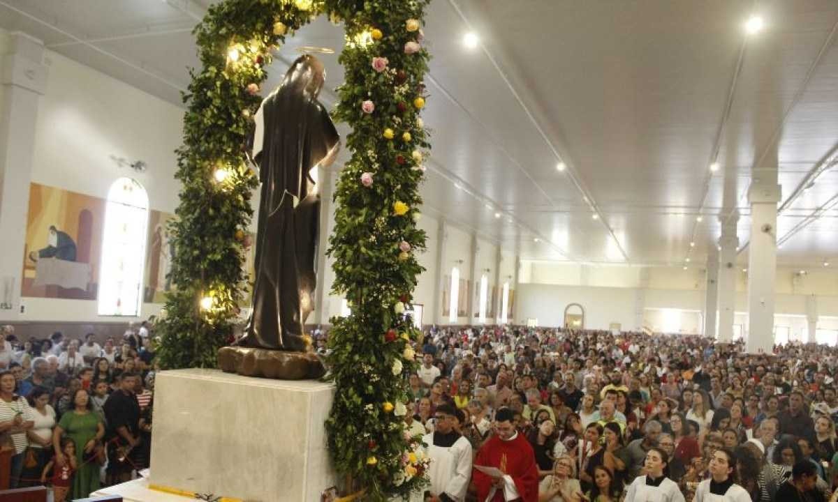 MG: Santuário de Cássia festeja dois anos e recebe milhares de peregrinos