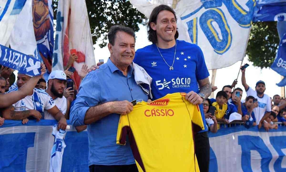 Goleiro Cássio é a primeira contratação de Pedro Lourenço como dono da SAF do Cruzeiro -  (crédito: Gladyston Rodrigues/EM/D.A Press)