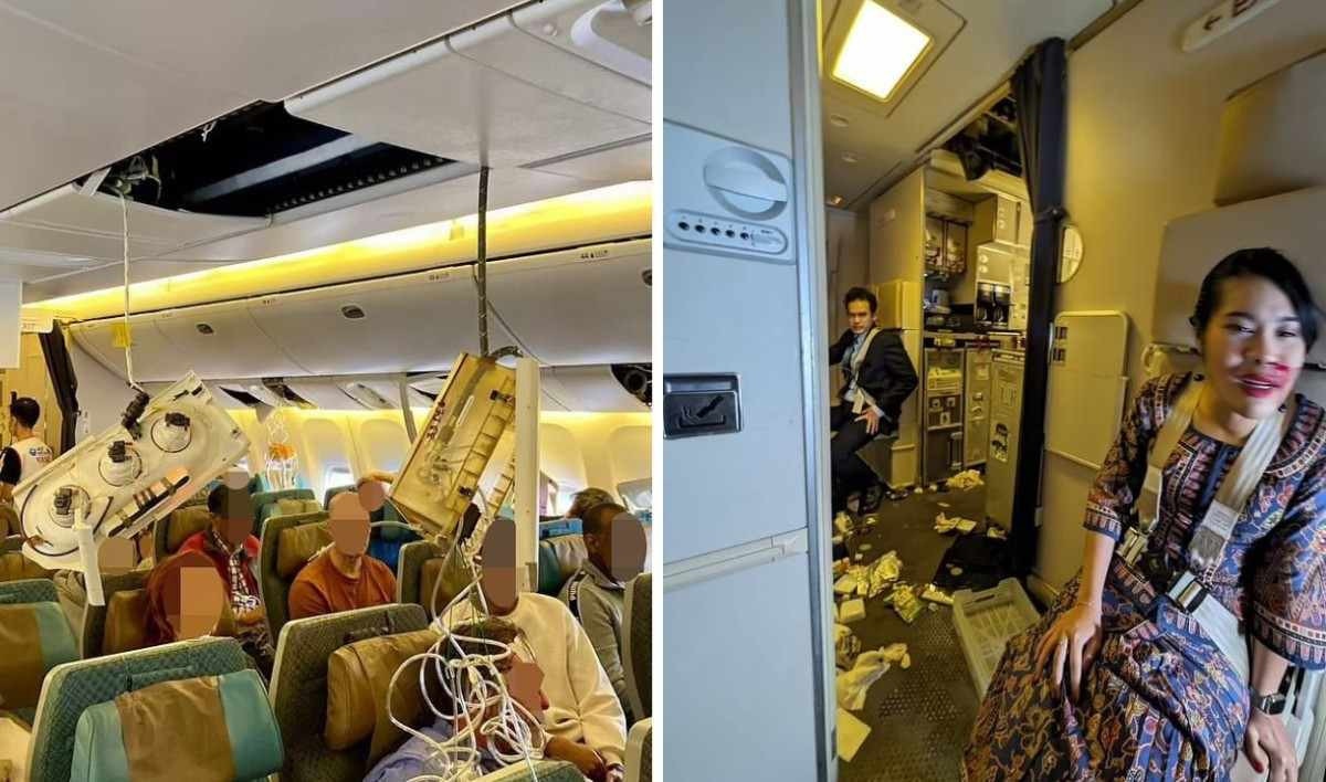Morte em turbulência: passageiros sem cinto arremessados no teto do avião