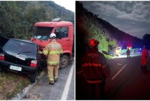 Mulher morre em batida entre carro e caminhão na BR-267, em Minas 