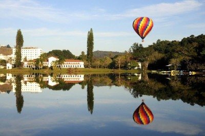 Em S&atilde;o Louren&ccedil;o, n&atilde;o deixe de fazer o passeio de bal&atilde;o e deslumbrar com a paisagem do Sul de Minas -  (crédito: Bruno Albergaria Santos/Divulga&ccedil;&atilde;o)