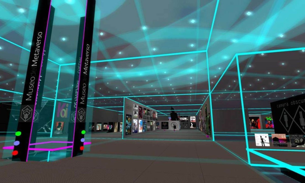 Novo prédio do Museu do Metaverso, em jogo do Second Life -  (crédito: Mirabella/wikimedia commons)