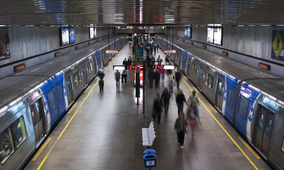 Retomada de obras da estação do Metrô da Gávea, no Rio, é analisada -  (crédito: EBC)