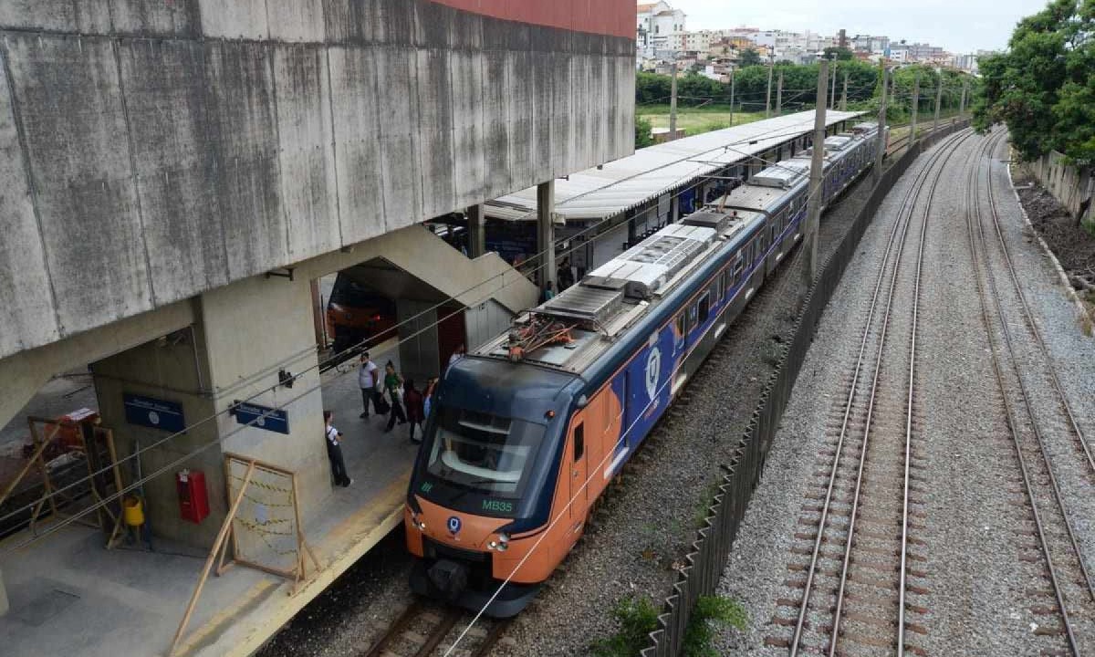 A concessionária Metrô BH, que administra o Linha 1 de Belo Horizonte, também é responsável pela implantação da Linha 2, que vai ligar o Barreiro ao Bairro Nova Suissa -  (crédito: Túlio Santos/EM/D.A Press)