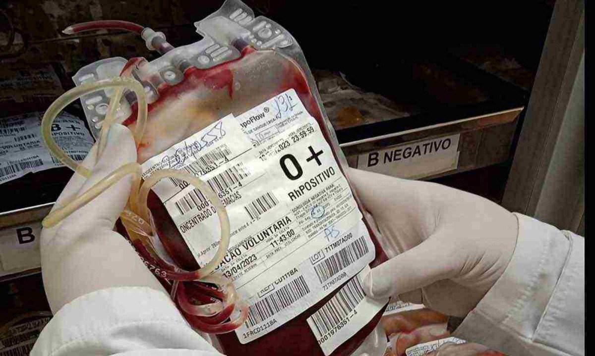 Transfusão de sangue é um dos tratamentos para a anemia -  (crédito: Divulgação)