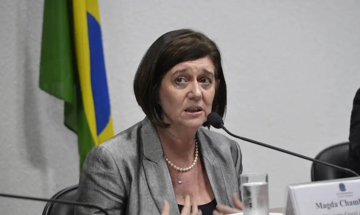 Magda Chambriard toma posse como presidente da Petrobras -  (crédito: EBC)