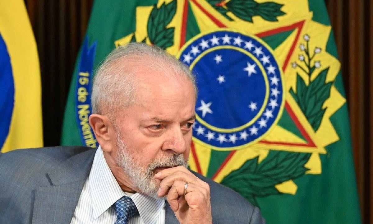 Lula não cita morte de brasileiro em discurso em SP -  (crédito: EVARISTO SA / AFP)