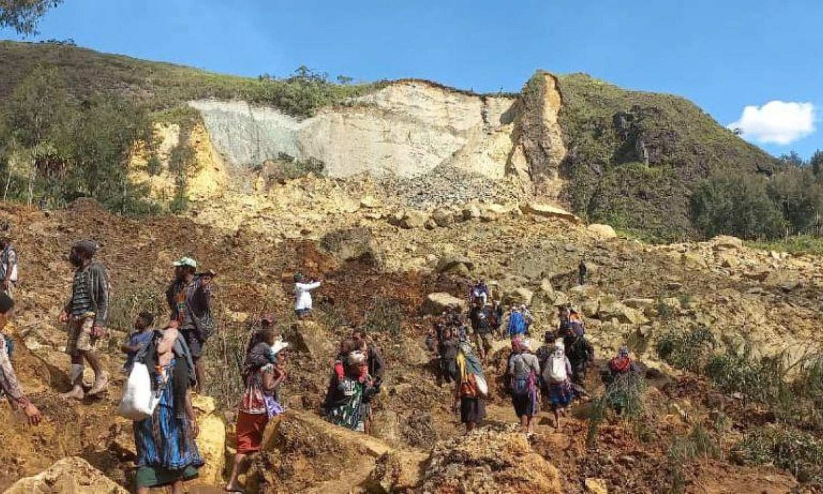 Milhares podem estar soterrados após deslizamento em Papua Nova Guiné -  (crédito: Getty Images)