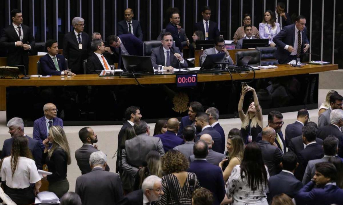 Sessão do Congresso Nacional     -  (crédito: Lula Marques/ Agência Brasil)