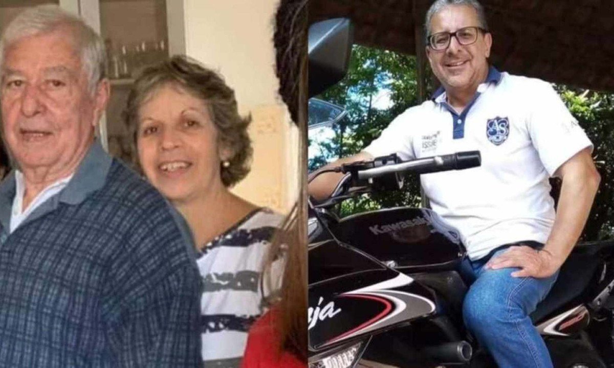 Casal de idosos e o genro morreram a facadas dentro de casa, no interior de SP -  (crédito: Arquivo pessoal)