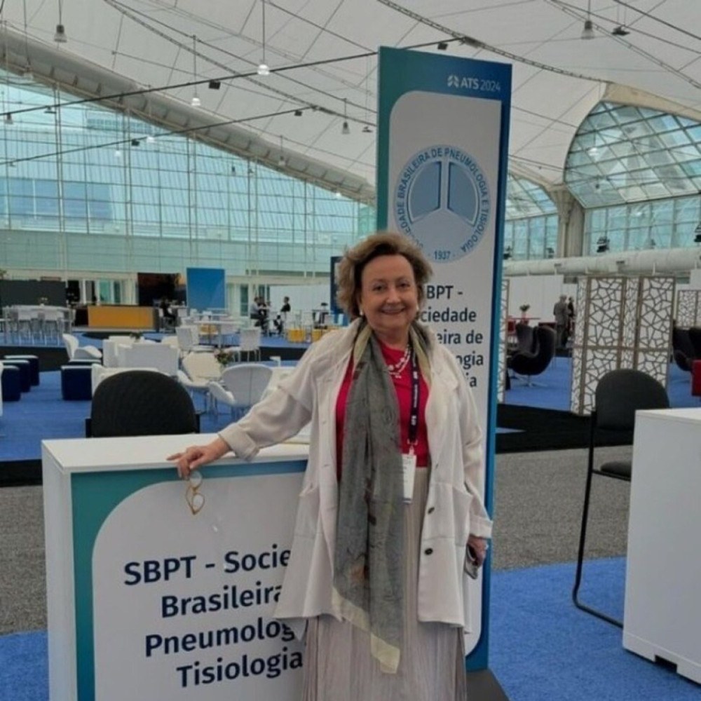 Na foto, a pneumologista Margareth Dalcolmo, presidente eleita da Sociedade Brasileira de Pneumologia e Tisiologia - SBPT (biênio 2023-2024)