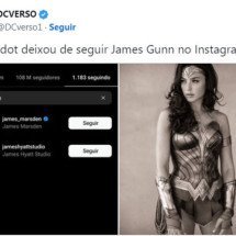 Mulher Maravilha em crise? Gal Gadot deixa de seguir chefe da DC Comics - Reprodução redes sociais 