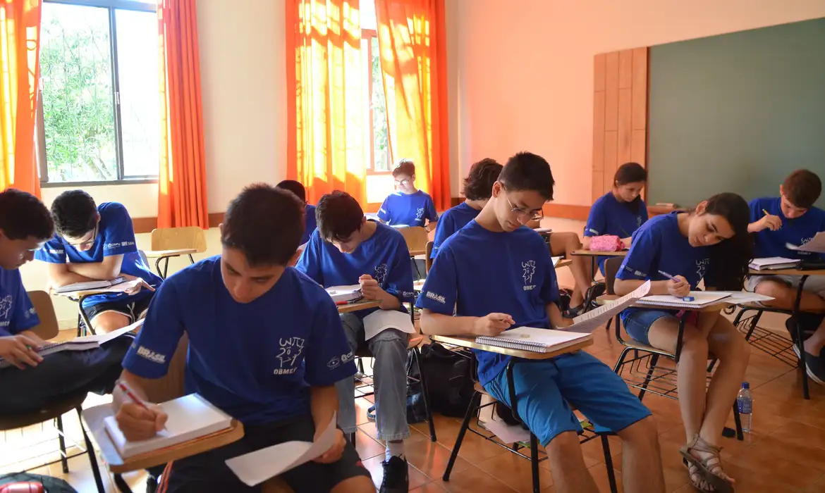 Olimpíada de matemática: 18,5 milhões de alunos participam da 1ª fase -  (crédito: EBC)