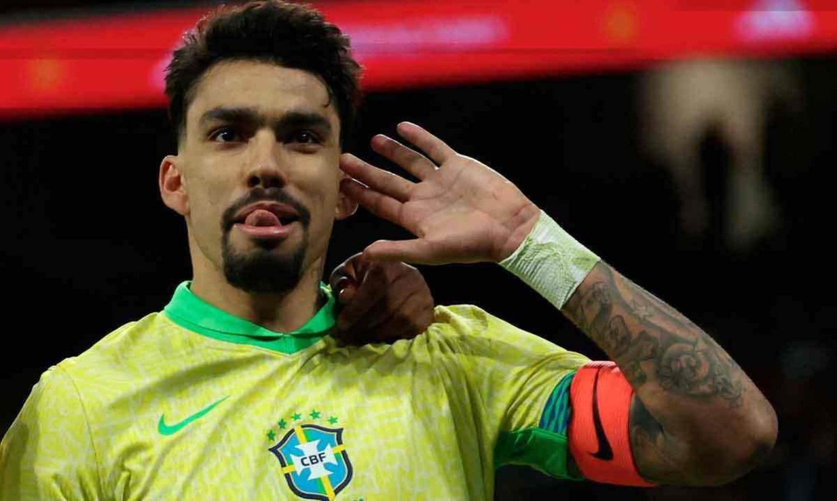 O brasileiro Lucas Paquetá foi investigado pela Federação Inglesa de Futebol durante nove meses
 -  (crédito: Pierre-Philippe MARCOU / AFP - 26/3/24)