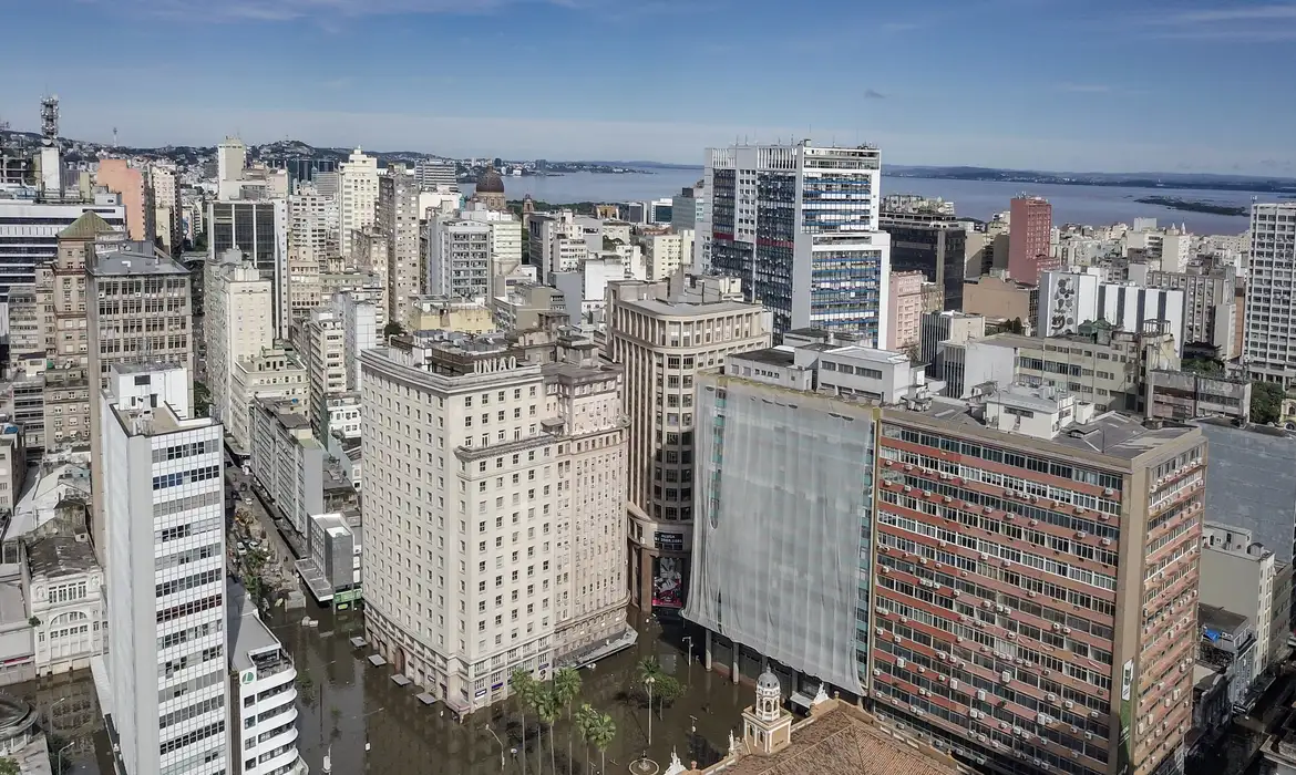 Calamidade gaúcha: 73 cidades tiveram pelo menos 10% da área atingida -  (crédito: EBC)