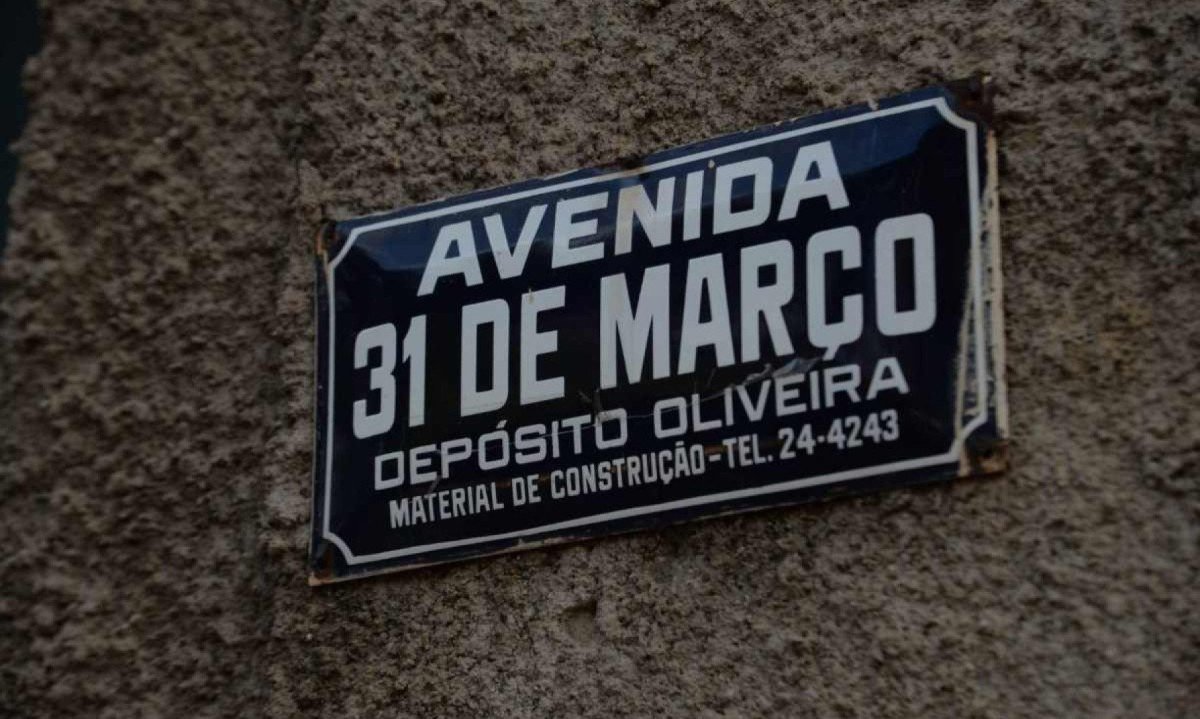 Avenida 31 de Março, em homenagem ao golpe cívico-militar de 1964, teve seu nome alterado para Avenida Edgar da Mata Machado, político e professor cassado pelo AI-5 -  (crédito: Túlio Santos/EM/D.A Press)