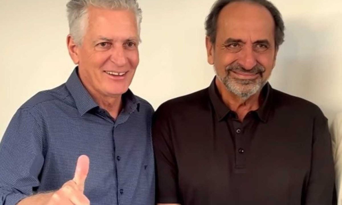 Pré-candidato à Prefeitura de Belo Horizonte Rogério Correia (PT) se reuniu com o ex-prefeito Alexandre Kalil (PSD); o petista busca apoio para concorrer ao cargo -  (crédito: Reprodução/Redes sociais)