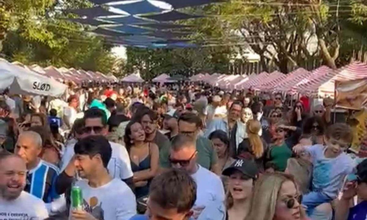 Feira popular marca o retorno das atividades do Mercado do Santa Tereza -  (crédito: Divulgação)
