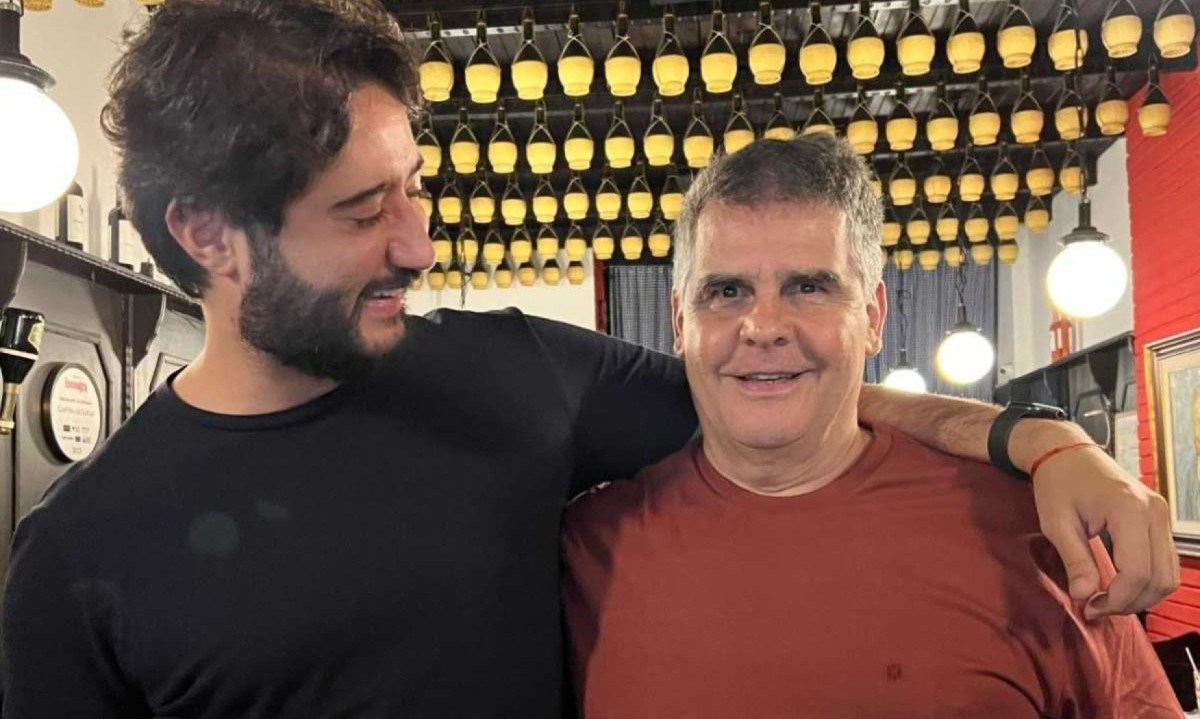 Gabriel Azevedo e Paulo Brant se reuniram nesta sexta-feira para firmar aliança -  (crédito: Divulgação/MDB)