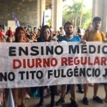BH: comunidade protesta pela volta do ensino médio regular em escola - Arquivo pessoal