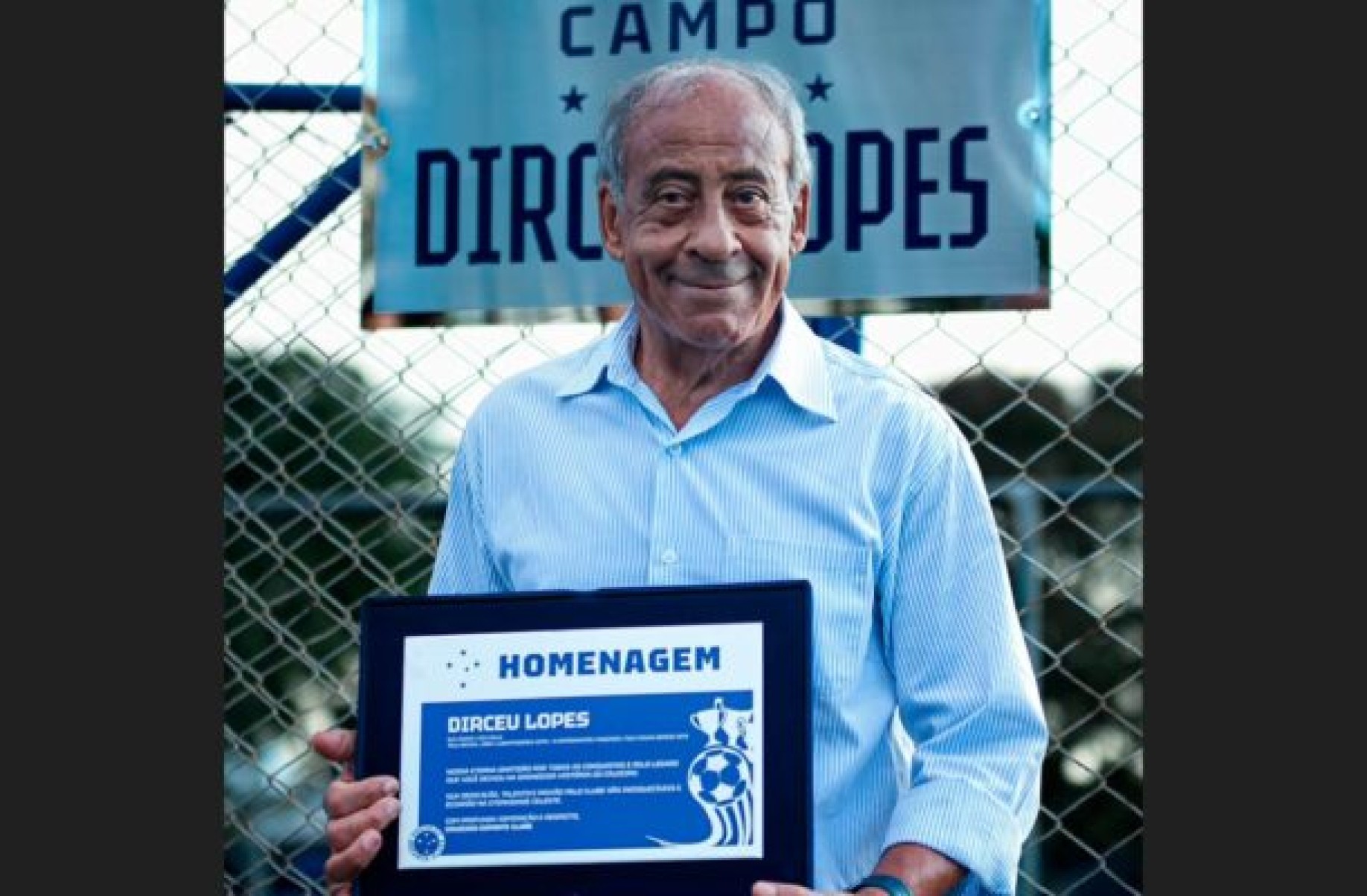 Dirceu Lopes é homenageado no Cruzeiro em evento com presença de ídolos