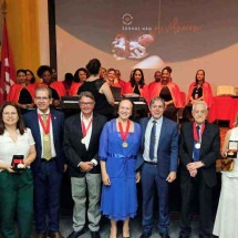 Medalha Dr. Aloysio de Andrade Faria é entregue pela Santa Casa BH - carolina temponi/divulgação