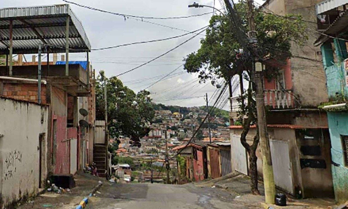 Rua Itamar no bairro Alto Vera cruz no local onde o corpo do homem de 30 anos foi encontrado com marcas de execução -  (crédito: Reprodução/Google StreetView)