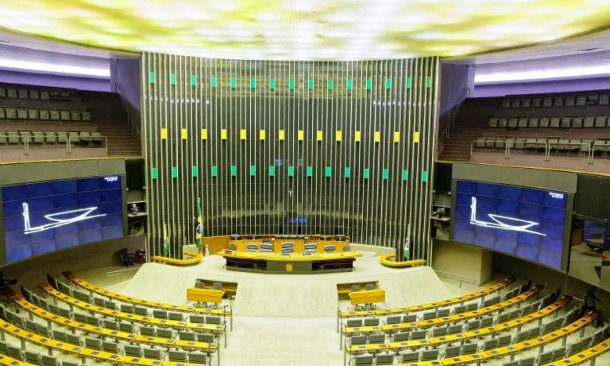 Plenário da Câmara dos Deputados. -  (crédito: Divulgação/Câmara dos Deputados)